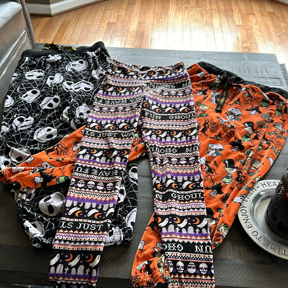 Ladies Halloween pajama bottoms